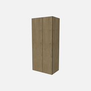 Double Door with Two Fixed Shelves, Three Adjustable Shelves & Four Trays