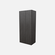 Double Door with One Fixed Shelf & One Adjustable Shelf