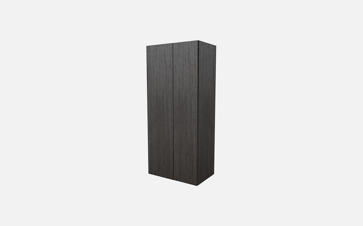 Double Door with Two Fixed Shelves, Three Adjustable Shelves & Four Trays
