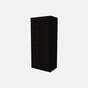 Double Door with One Fixed Shelf & One Adjustable Shelf