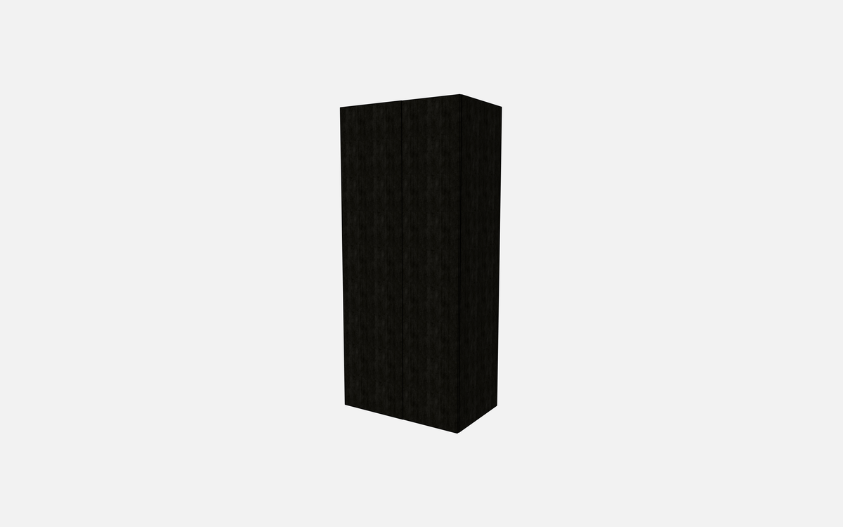 Double Door with One Fixed Shelf & One Adjustable Shelf