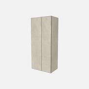 Double Door with One Fixed Shelf & One Adjustable Shelf