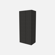 Double Door with Two Fixed Shelves, Three Adjustable Shelves & Four Trays