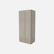 Double Door with Two Fixed Shelves, Three Adjustable Shelves & Four Trays