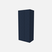 Double Door with One Fixed Shelf & One Adjustable Shelf
