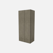 Double Door with One Fixed Shelf & One Adjustable Shelf