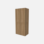 Double Door with One Fixed Shelf & One Adjustable Shelf