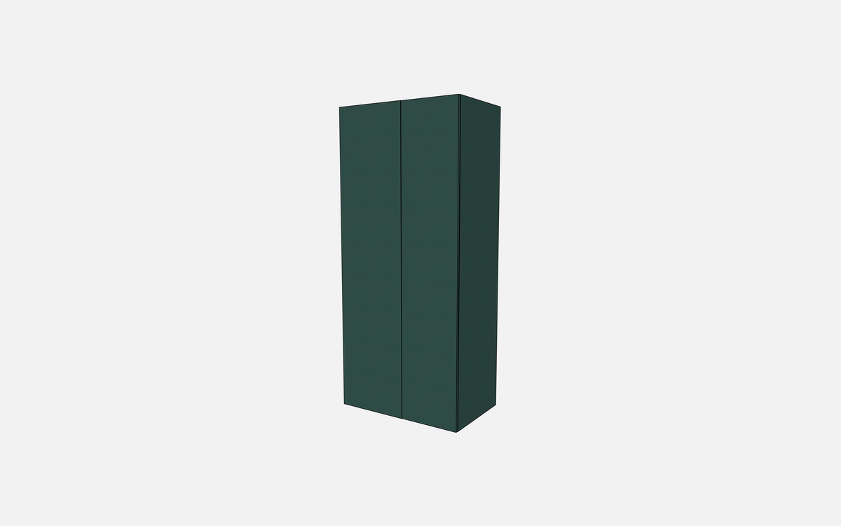 Double Door with Two Fixed Shelves, Three Adjustable Shelves & Four Trays