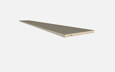 Under Panel with Light Groove