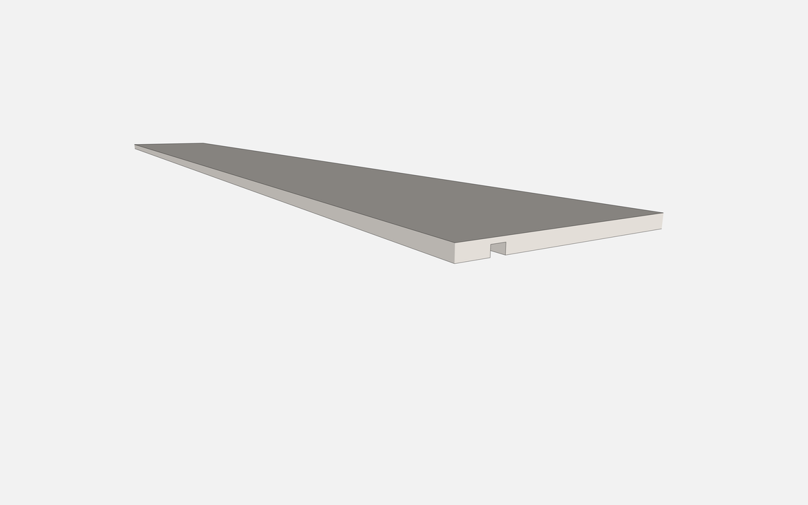 Under Panel with Light Groove