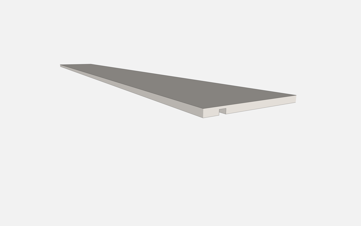 Under Panel with Light Groove