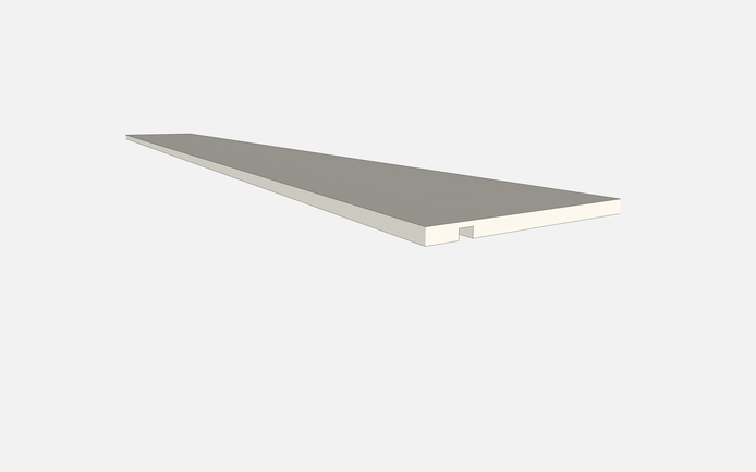 Under Panel with Light Groove