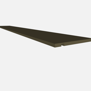 Under Panel with Light Groove