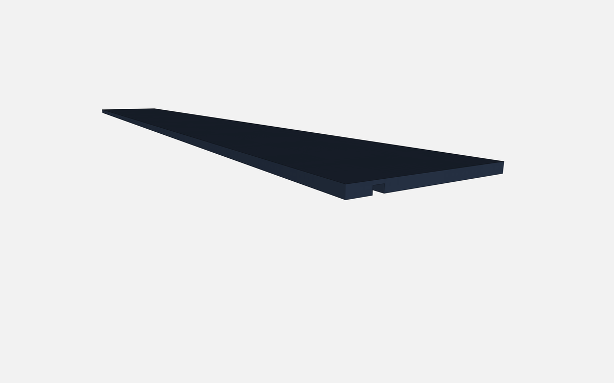 Under Panel with Light Groove