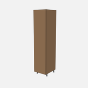Left-Hinged Closet Cabinet with Two Fixed Shelves, Three Adjustable Shelves & Four Trays