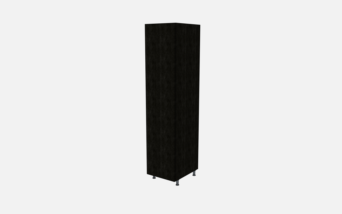 Left-Hinged Closet Cabinet with Two Fixed Shelves, Three Adjustable Shelves & Four Trays