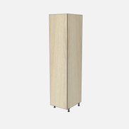 Right-Hinged Closet Cabinet with Two Fixed Shelves, Three Adjustable Shelves & Four Trays