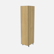 Left-Hinged Closet Cabinet with Two Fixed Shelves, Three Adjustable Shelves & Four Trays