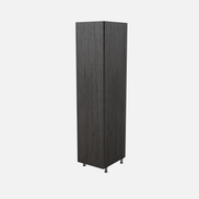Left-Hinged Closet Cabinet with Two Fixed Shelves & Four Trays