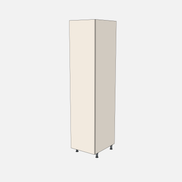 Right-Hinged Closet Cabinet with Two Fixed Shelves, Three Adjustable Shelves & Four Trays
