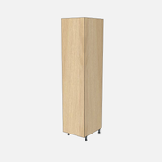 Left-Hinged Closet Cabinet with Two Fixed Shelves, Three Adjustable Shelves & Four Trays