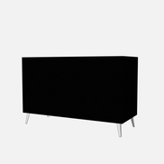 Double Door Vanity Base with Three Drawers - Under Mount Sink